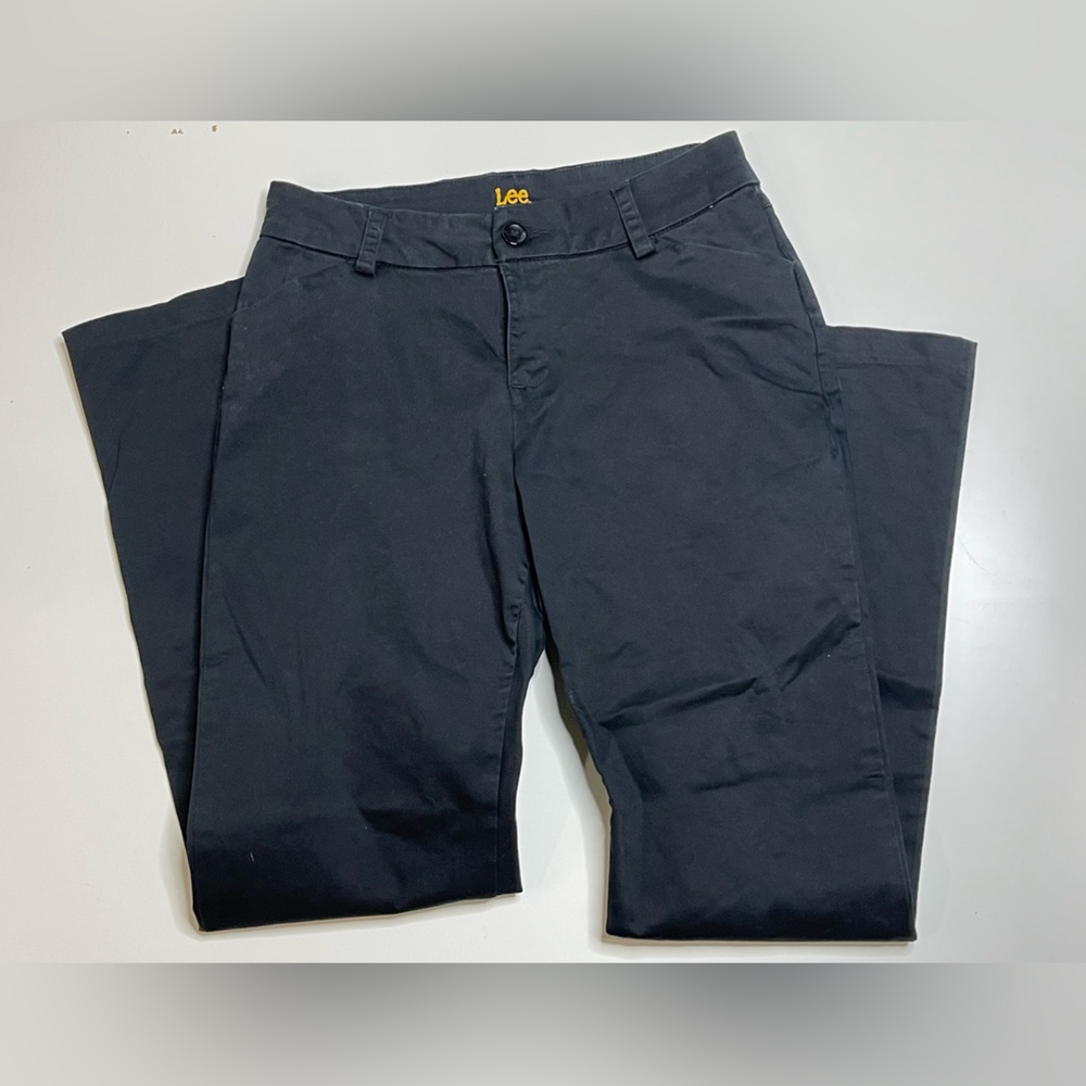 Lee Modern Series Black Cotton Size 12 Long